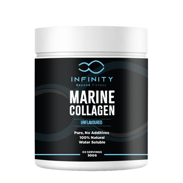 Infinity  - Pure Hydrolysed Marine Collagen Natural Powder - 300g (Unflavoured) Thumbnail